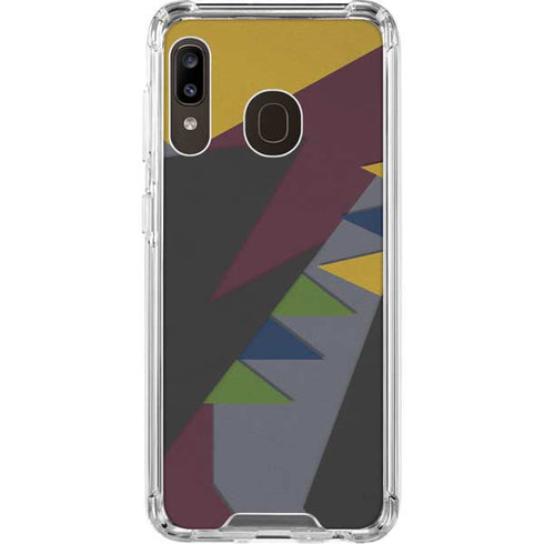 Sneakerhead Geometric Galaxy A30 Clear Case