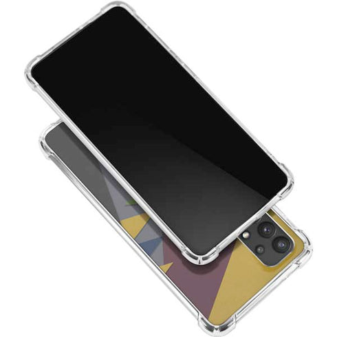 Sneakerhead Geometric Galaxy A32 5G Clear Case
