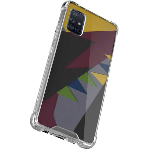 Sneakerhead Geometric Galaxy A51 5G Clear Case