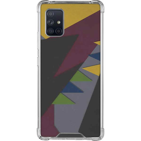 Sneakerhead Geometric Galaxy A71 5G Clear Case