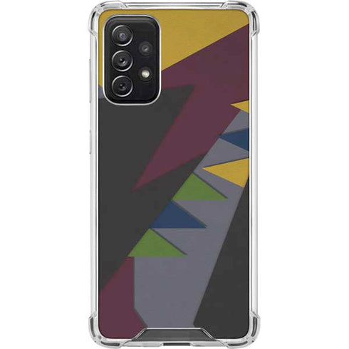 Sneakerhead Geometric Galaxy A72 5G Clear Case
