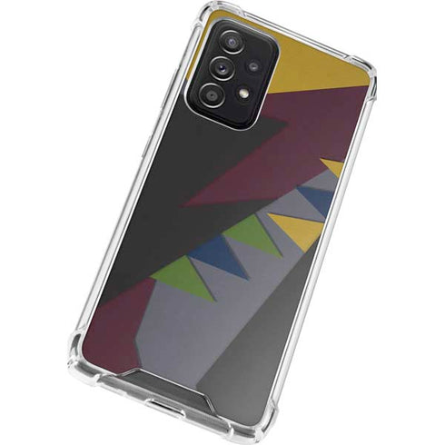 Sneakerhead Geometric Galaxy A72 5G Clear Case