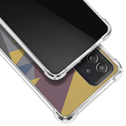 Sneakerhead Geometric Galaxy A72 5G Clear Case