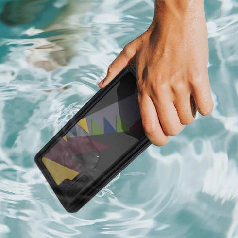 Sneakerhead Geometric Galaxy Note 10 Waterproof Case