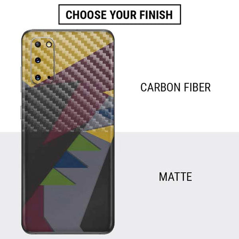 Sneakerhead Geometric Galaxy S20 Skin