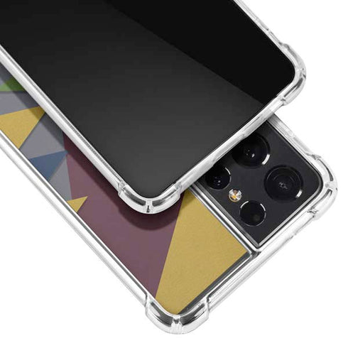 Sneakerhead Geometric Galaxy S21 Ultra 5G Clear Case