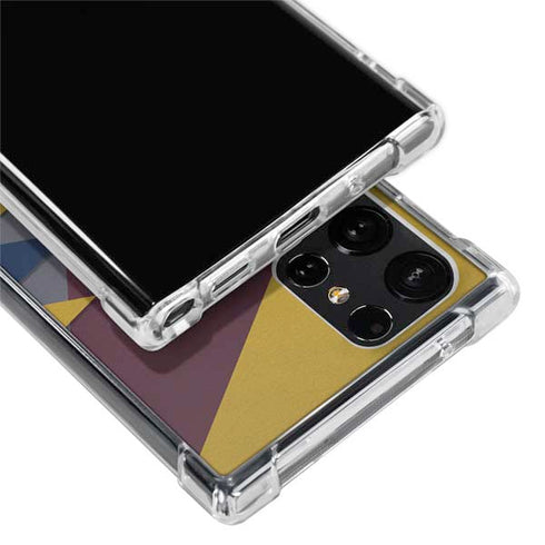 Sneakerhead Geometric Galaxy S22 Ultra Clear Case