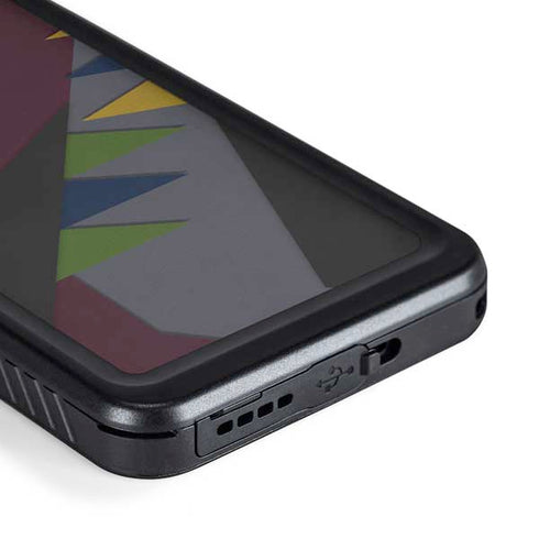 Sneakerhead Geometric Galaxy S23 Plus Waterproof Case