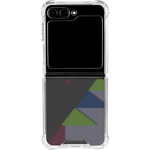 Sneakerhead Geometric Galaxy Z Flip5 5G Clear Case