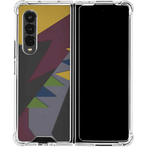 Sneakerhead Geometric Galaxy Z Fold4 5G Clear Case