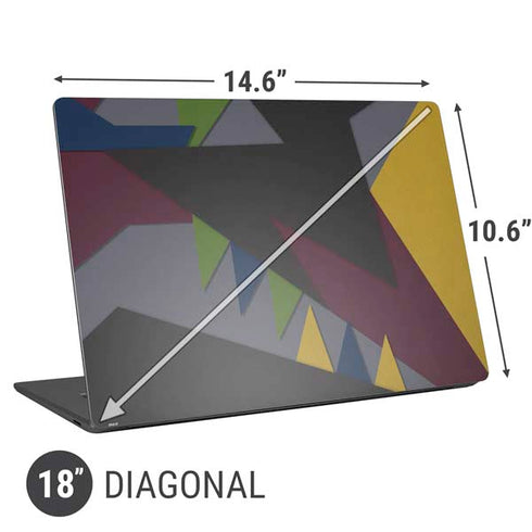Sneakerhead Geometric Universal Laptop 18in (14.6 x 10.6in) Skin