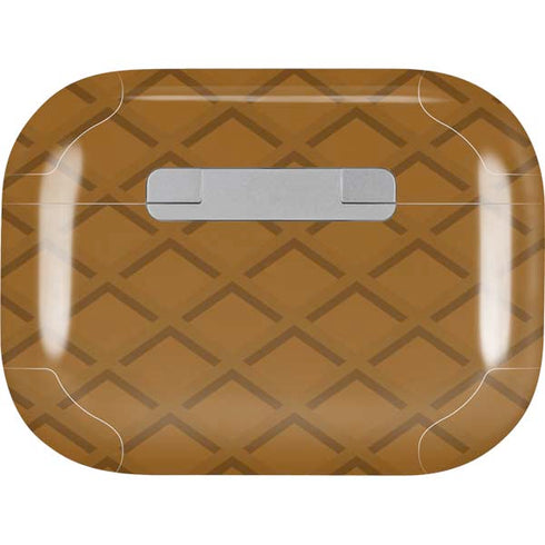 Sneakerhead Gold Pattern AirPods Pro 2nd Gen Skin