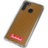 Sneakerhead Gold Pattern Galaxy A21 Clear Case