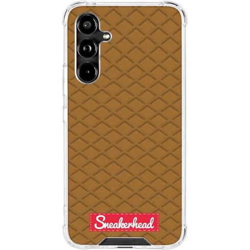 Sneakerhead Gold Pattern Galaxy A54 5G Clear Case