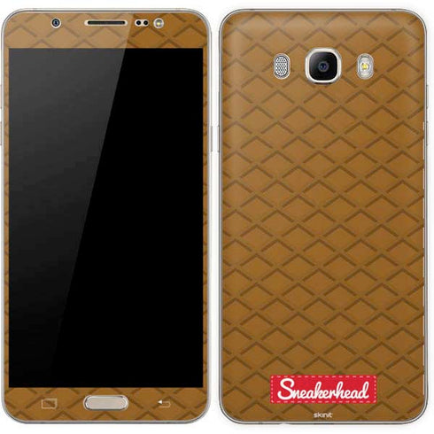 Sneakerhead Gold Pattern Galaxy J7 Skin