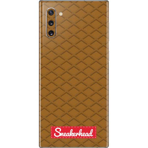 Sneakerhead Gold Pattern Galaxy Note 10 Skin