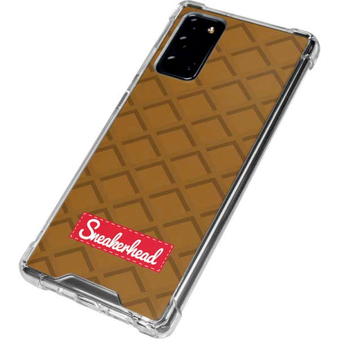 Sneakerhead Gold Pattern Galaxy Note20 5G Clear Case