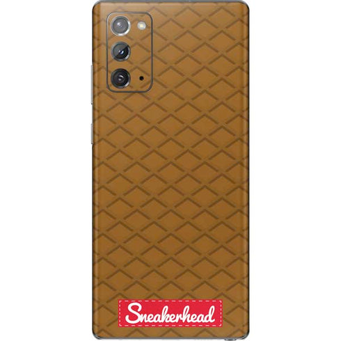 Sneakerhead Gold Pattern Galaxy Note20 5G Skin