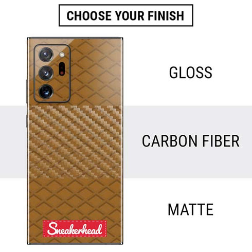 Sneakerhead Gold Pattern Galaxy Note20 Ultra 5G Skin