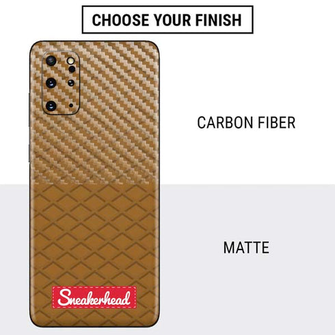 Sneakerhead Gold Pattern Galaxy S20 Plus Skin