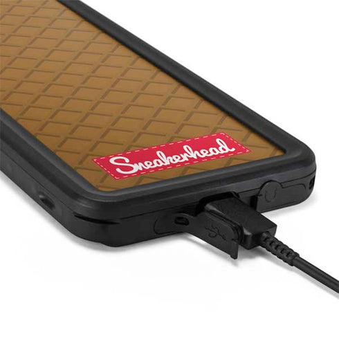 Sneakerhead Gold Pattern Galaxy S20 Plus Waterproof Case