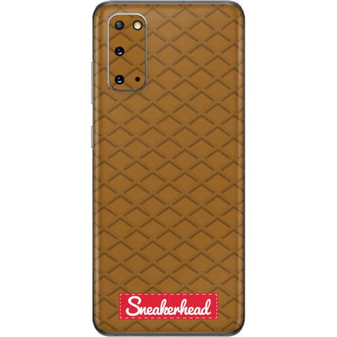Sneakerhead Gold Pattern Galaxy S20 Skin