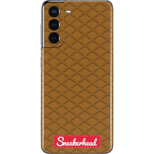 Sneakerhead Gold Pattern Galaxy S21 5G Skin