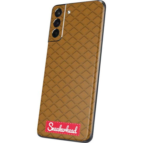 Sneakerhead Gold Pattern Galaxy S21 Plus 5G Skin
