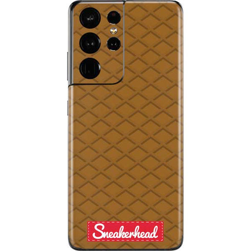 Sneakerhead Gold Pattern Galaxy S21 Ultra 5G Skin