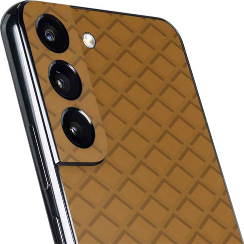 Sneakerhead Gold Pattern Galaxy S22 Plus Skin