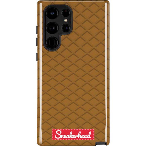 Sneakerhead Gold Pattern Galaxy S22 Ultra Pro Case