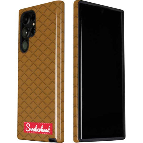 Sneakerhead Gold Pattern Galaxy S22 Ultra Pro Case