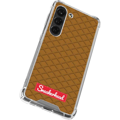 Sneakerhead Gold Pattern Galaxy S23 Clear Case