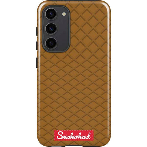Sneakerhead Gold Pattern Galaxy S23 Plus Pro Case