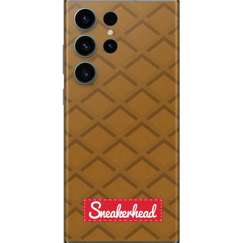 Sneakerhead Gold Pattern Galaxy S23 Ultra Skin