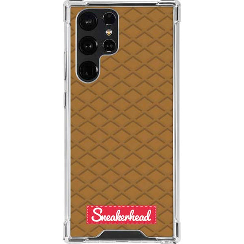 Sneakerhead Gold Pattern Galaxy S24 Ultra Clear Case