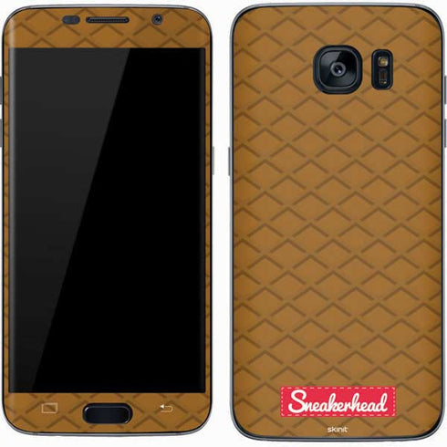 Sneakerhead Gold Pattern Galaxy S7 Skin