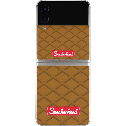 Sneakerhead Gold Pattern Galaxy Z Flip3 5G Skin