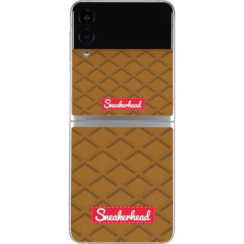 Sneakerhead Gold Pattern Galaxy Z Flip4 5G Skin