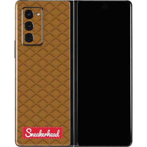 Sneakerhead Gold Pattern Galaxy Z Fold2 5G Skin