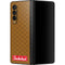 Sneakerhead Gold Pattern Galaxy Z Fold3 5G Skin