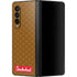 Sneakerhead Gold Pattern Galaxy Z Fold3 5G Skin