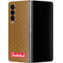 Sneakerhead Gold Pattern Galaxy Z Fold4 5G Skin