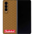 Sneakerhead Gold Pattern Galaxy Z Fold4 5G Skin