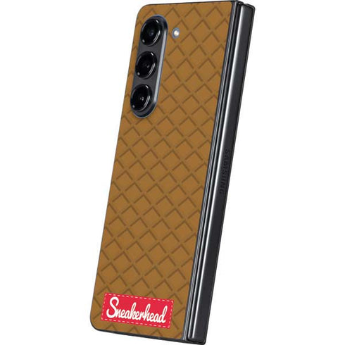 Sneakerhead Gold Pattern Galaxy Z Fold5 5G Skin