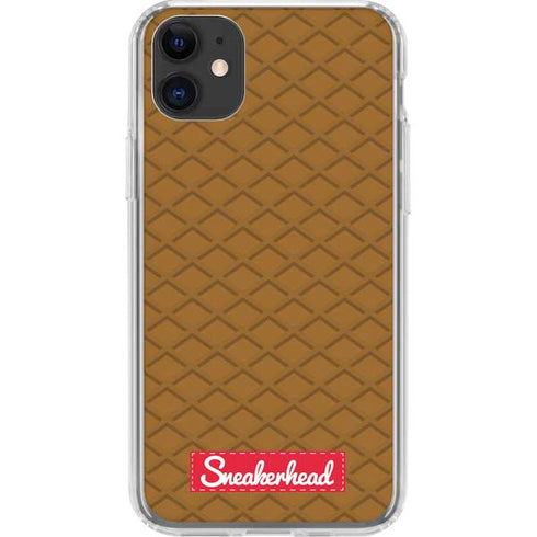 Sneakerhead Gold Pattern iPhone 11 Clear Case