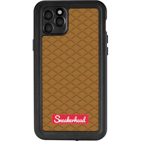 Sneakerhead Gold Pattern iPhone 11 Pro Max Waterproof Case