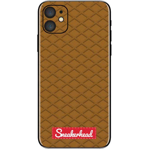 Sneakerhead Gold Pattern iPhone 11 Skin