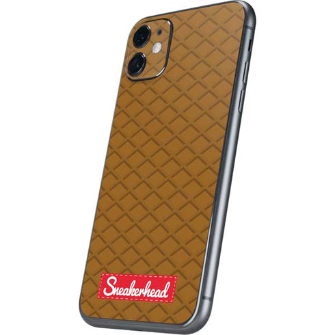 Sneakerhead Gold Pattern iPhone 11 Skin