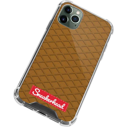 Sneakerhead Gold Pattern iPhone 12 Pro Clear Case